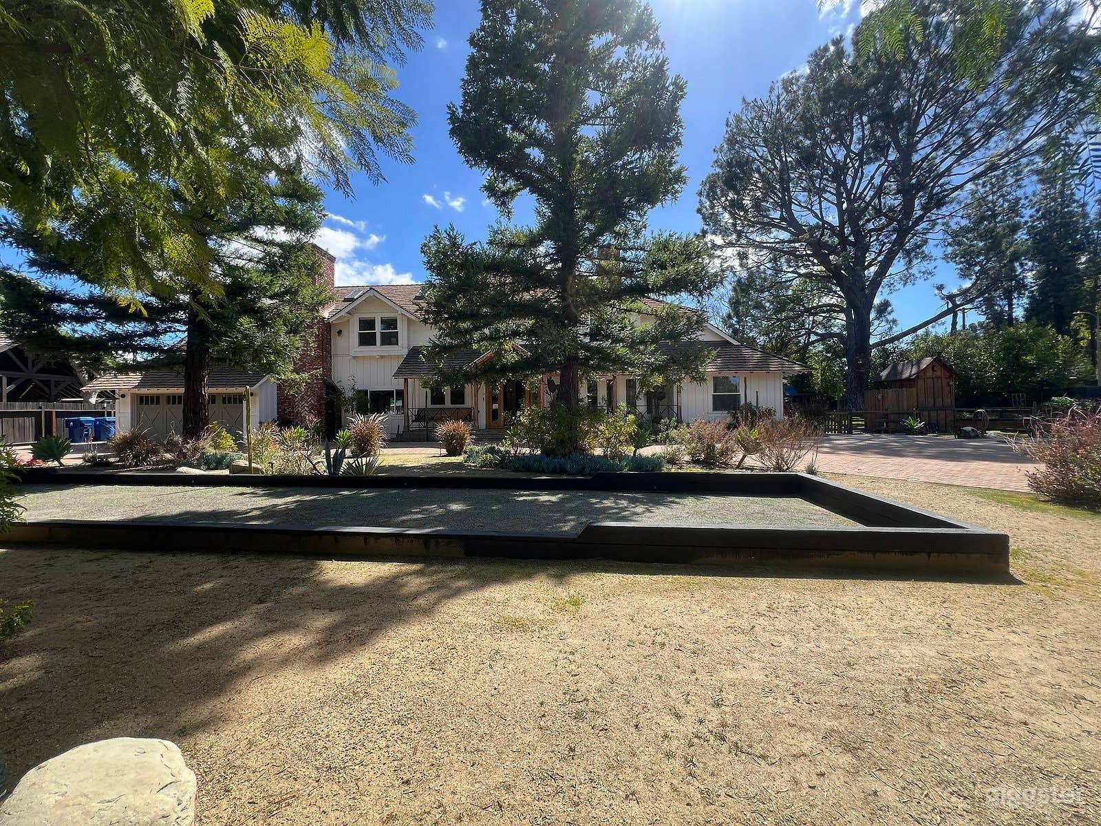 custom made bocce ball court 