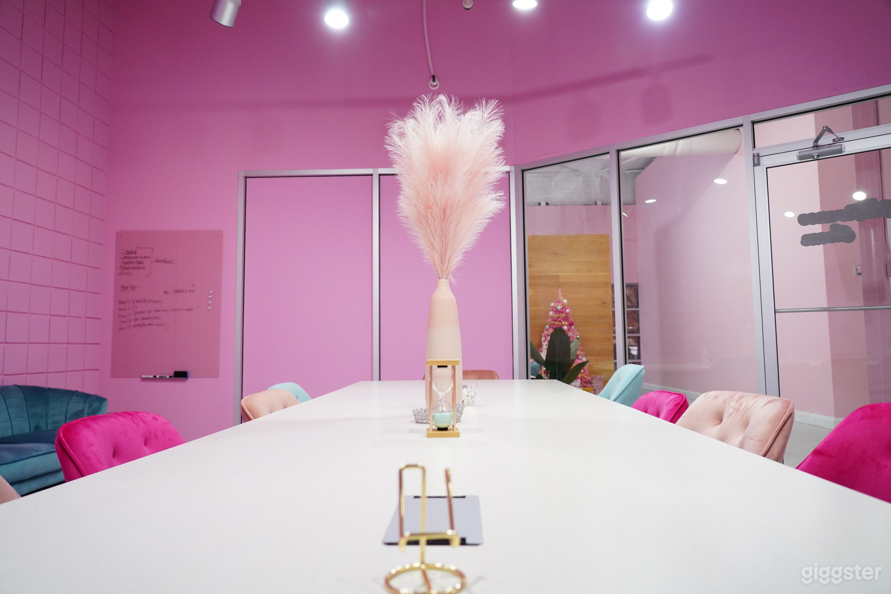 Pink Vibrant Conference Room in Atlanta Photo 3