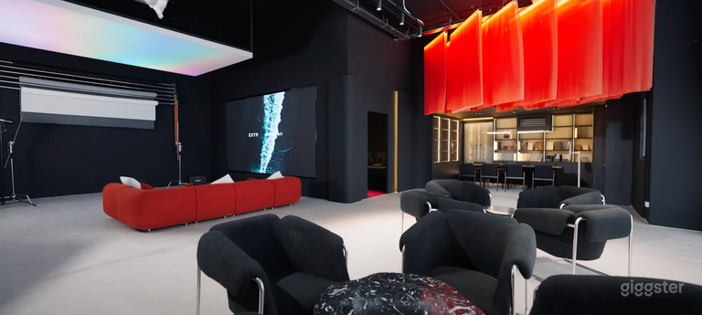  Estudio Moderno Industrial Minimalista y Espacio para Eventos 