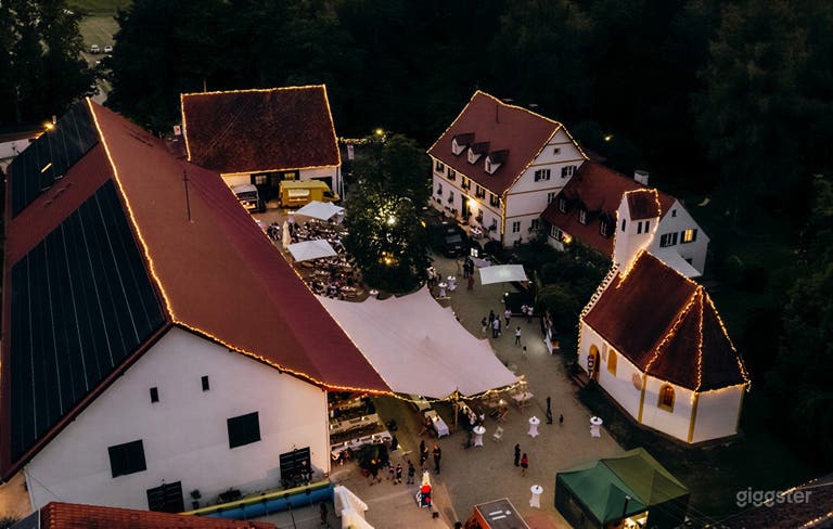  Historisches Landgut bei München – Komplettanmietung 