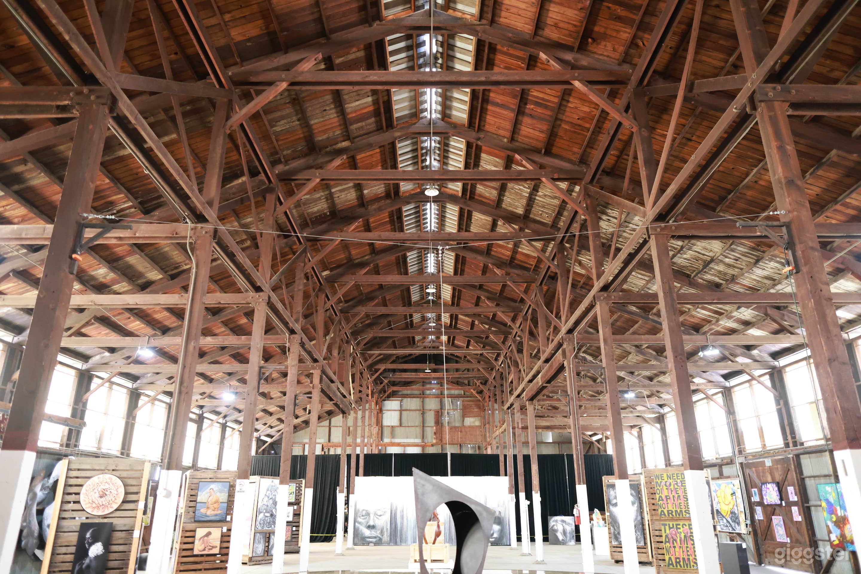Old Beautiful Wood Framed Warehouse Photo 2