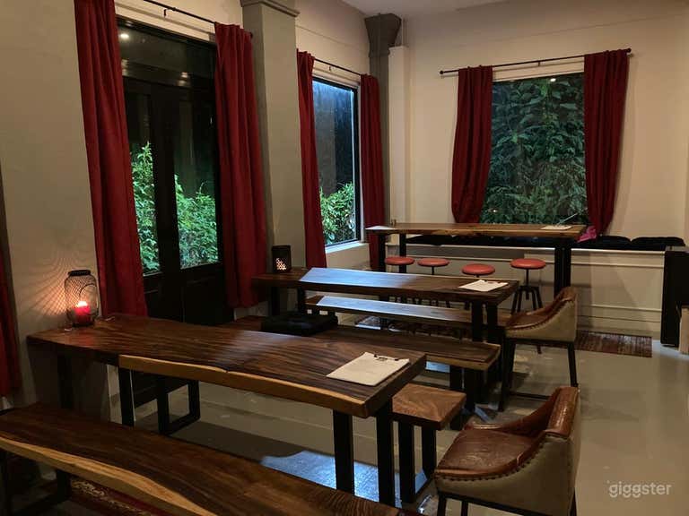  Dempsey, hidden in a gully, surrounded by greenery 