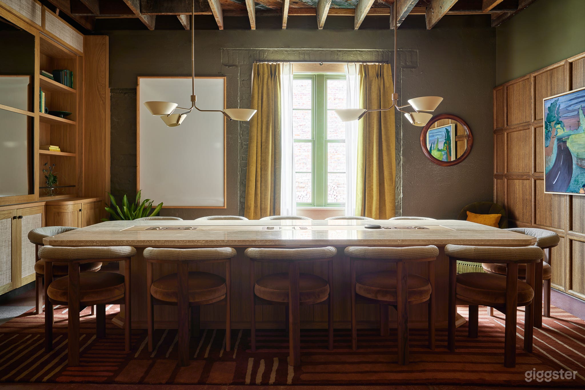 Executive downtown boardroom with full AV setup Photo 1