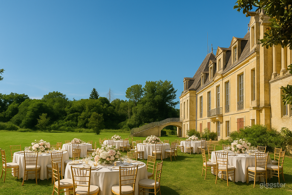 Château Garden Backyard with Castle Views Photo 2