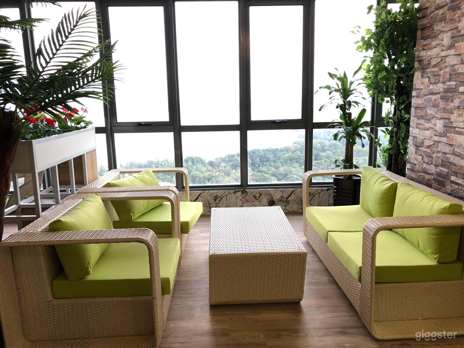 Coworking Office Green Garden Theme Photo 3
