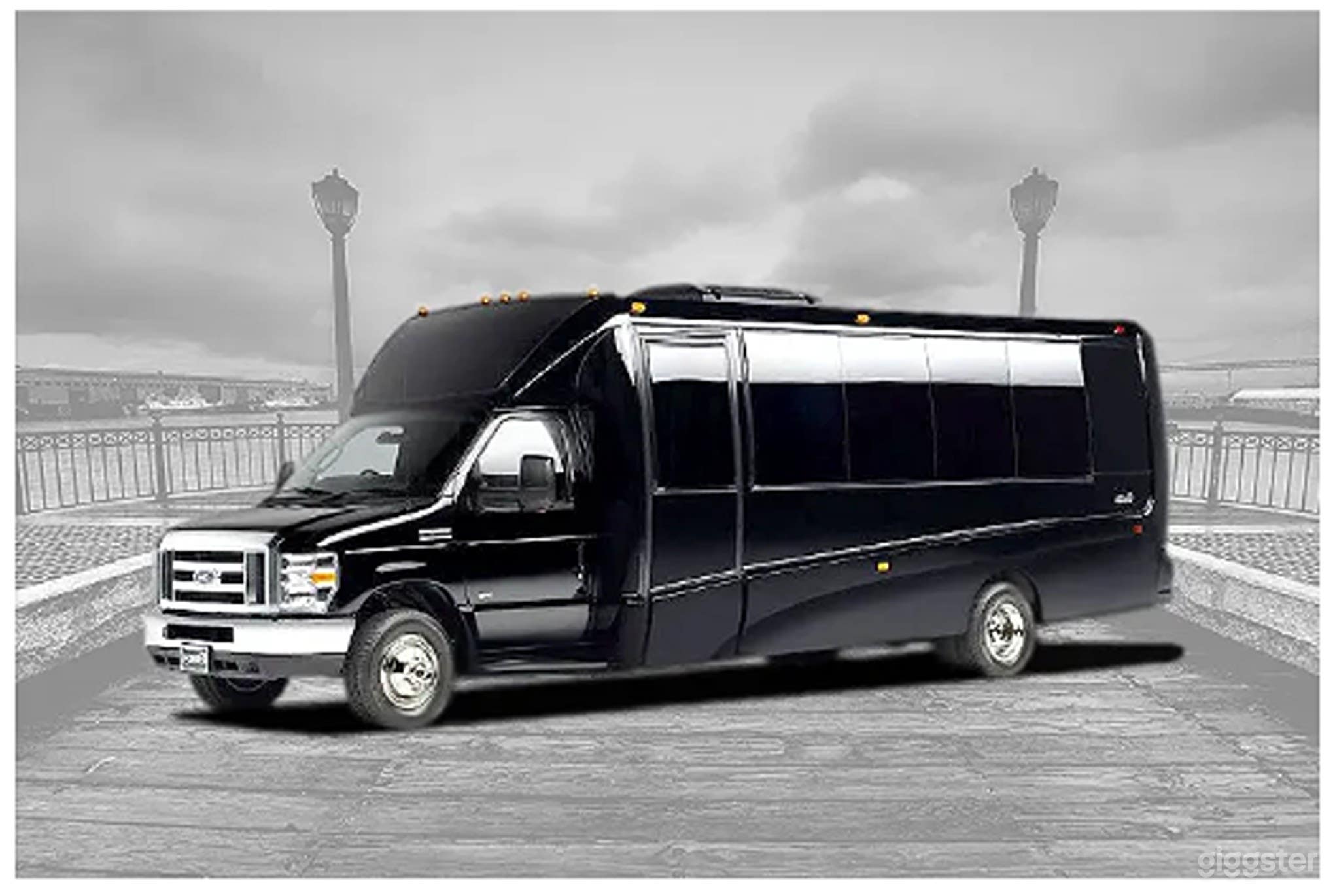 Modern Mini Coach Bus Photo 1