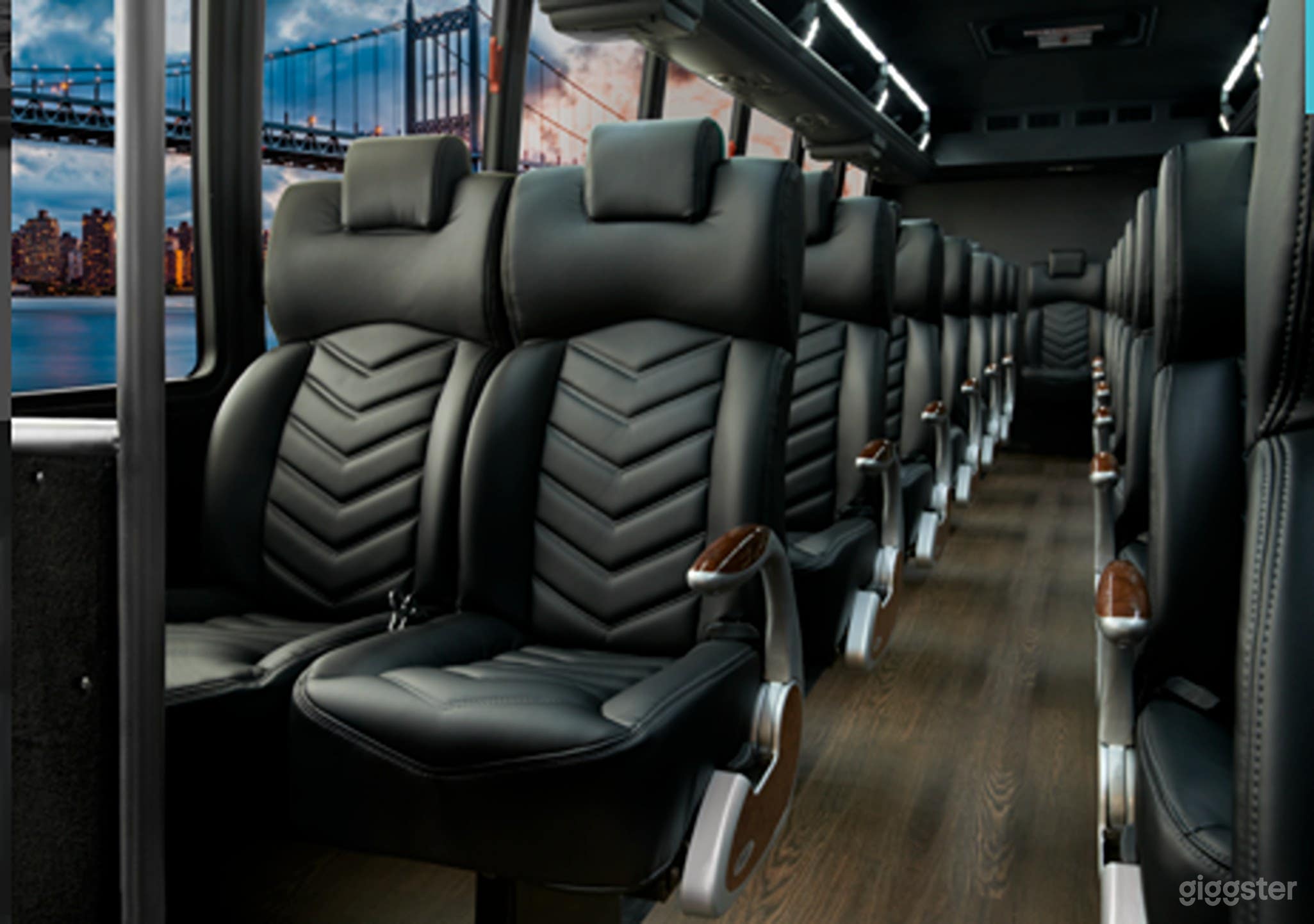 Modern Mini Coach Bus Photo 4