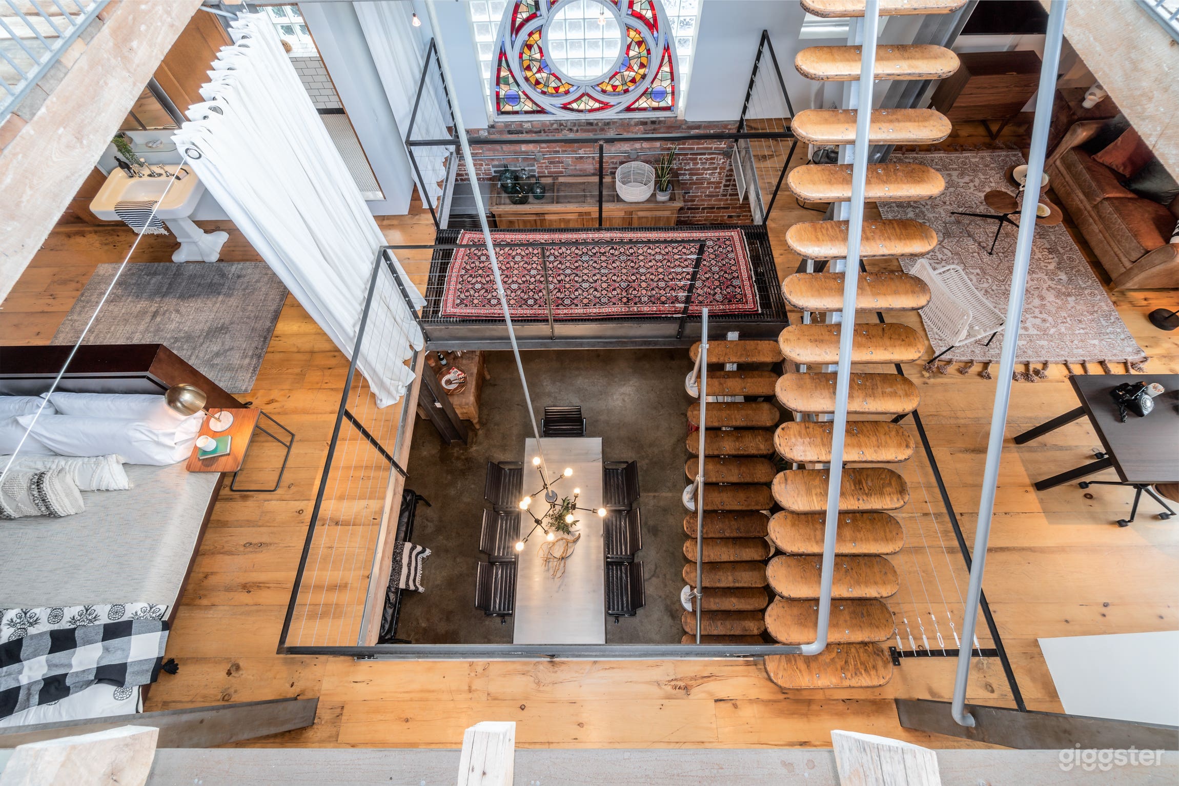 view of dining room from roof top