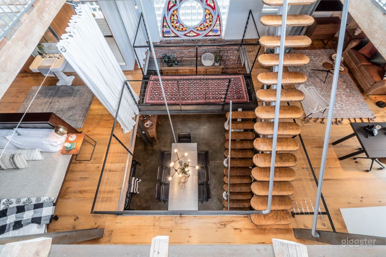  view of dining room from roof top 