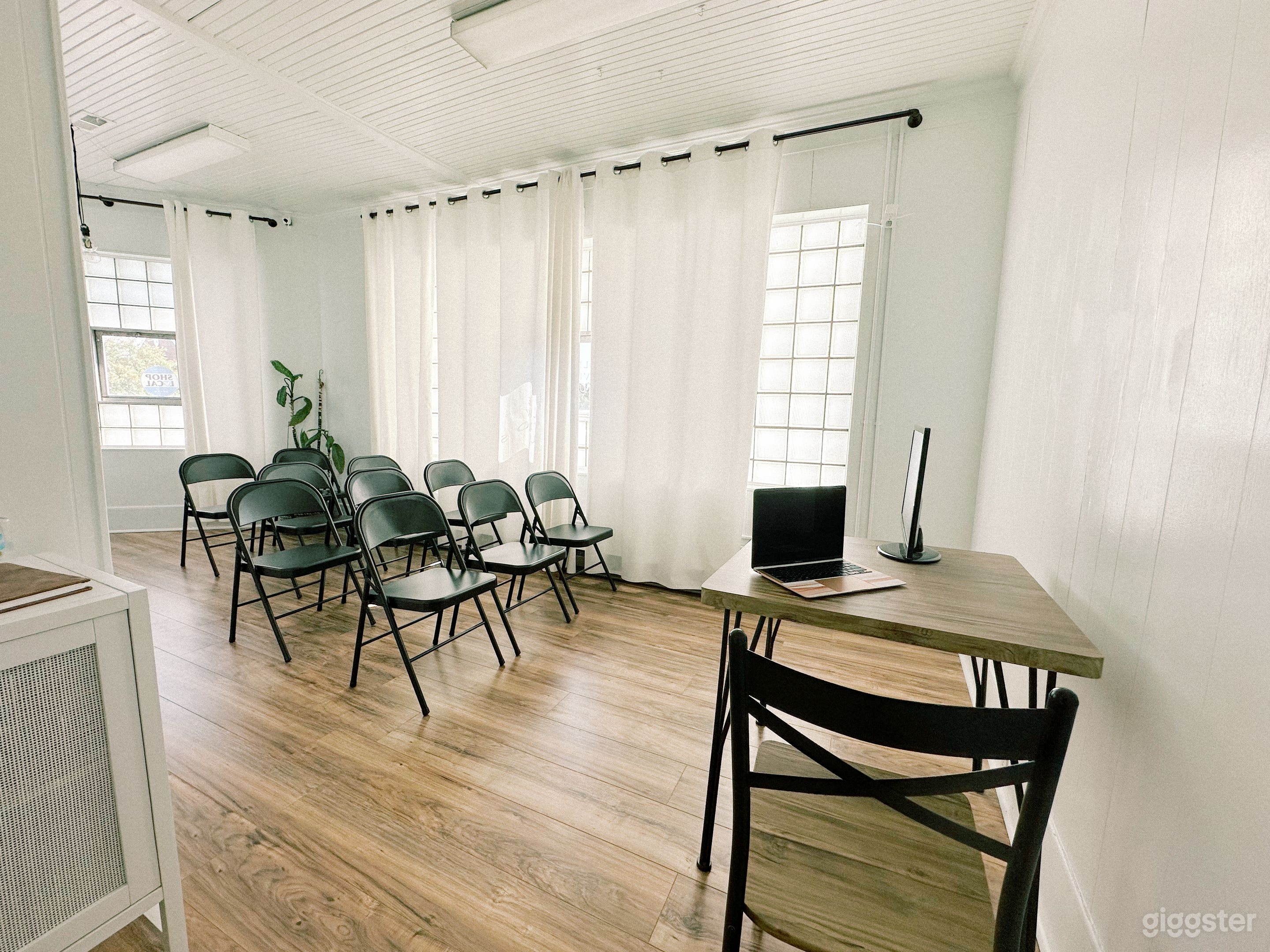 set up for small meetings or educational workshop