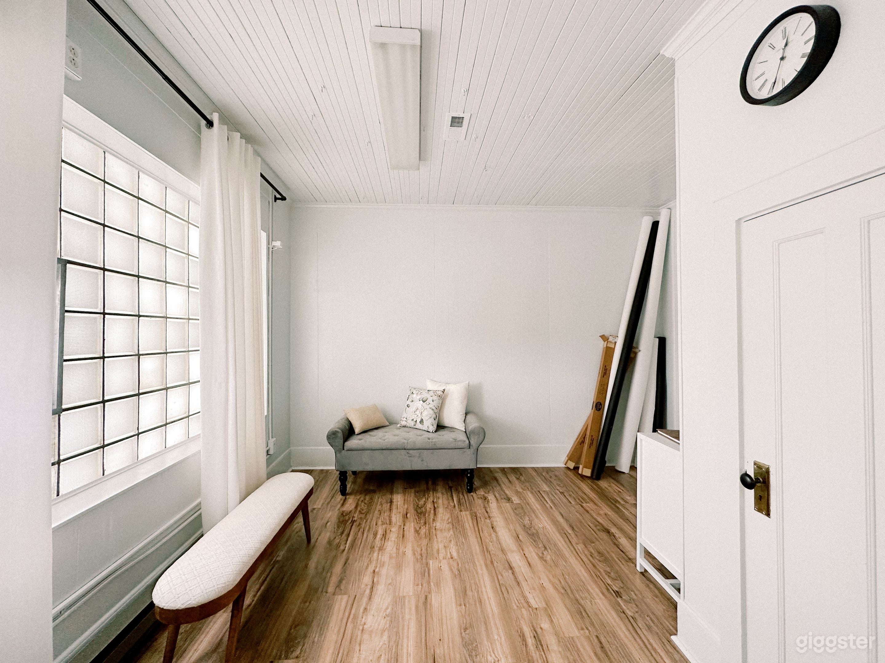 Brightly lit interior