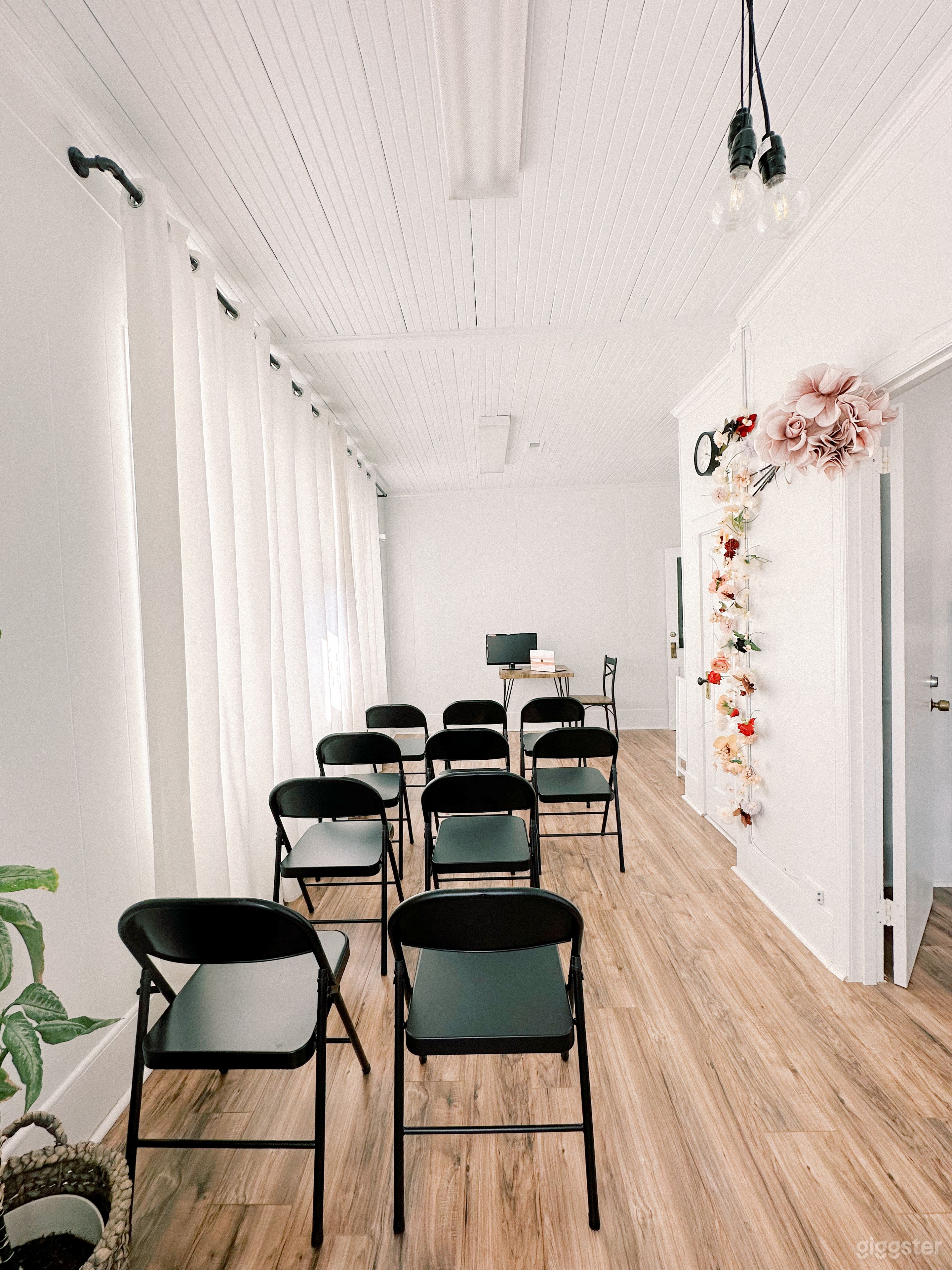 set up for small meeting