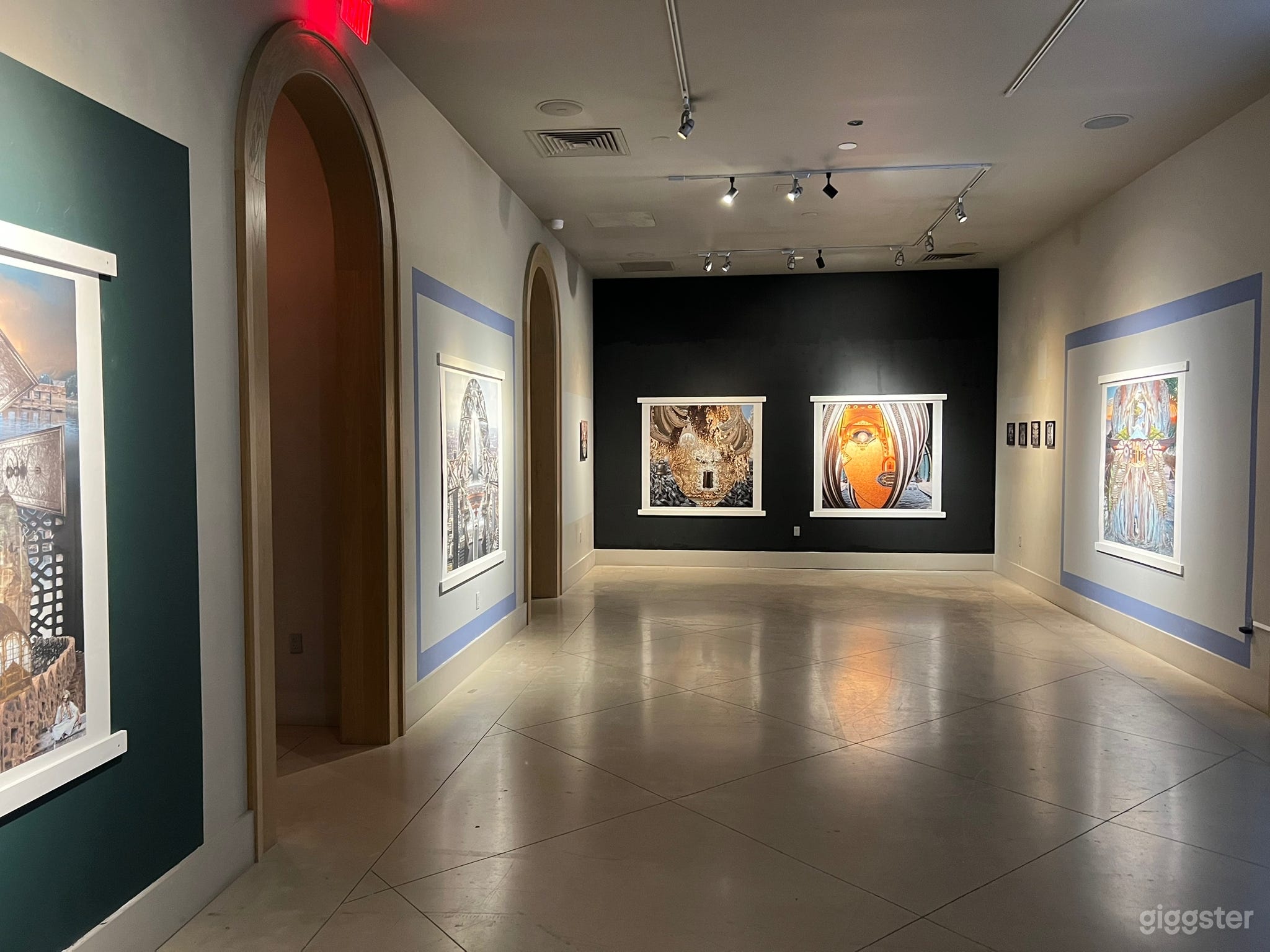 Beautiful Galleries with/out art on the walls to stage your event/ shooting.