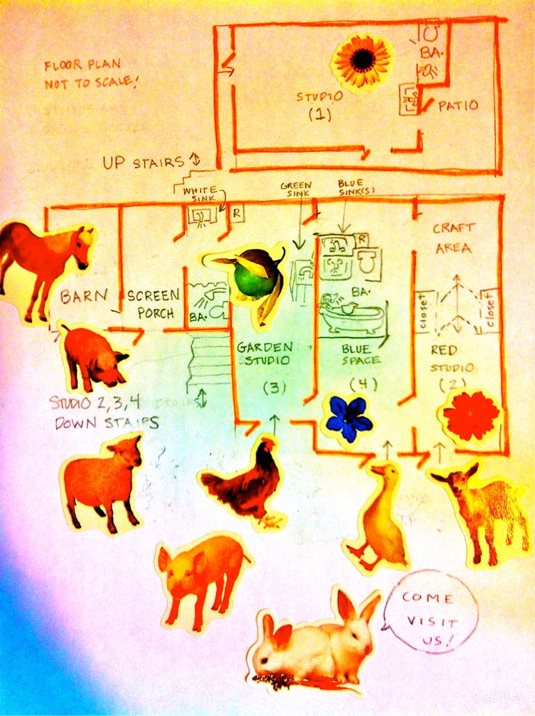  Urban Farm with multiple separate entry areas 