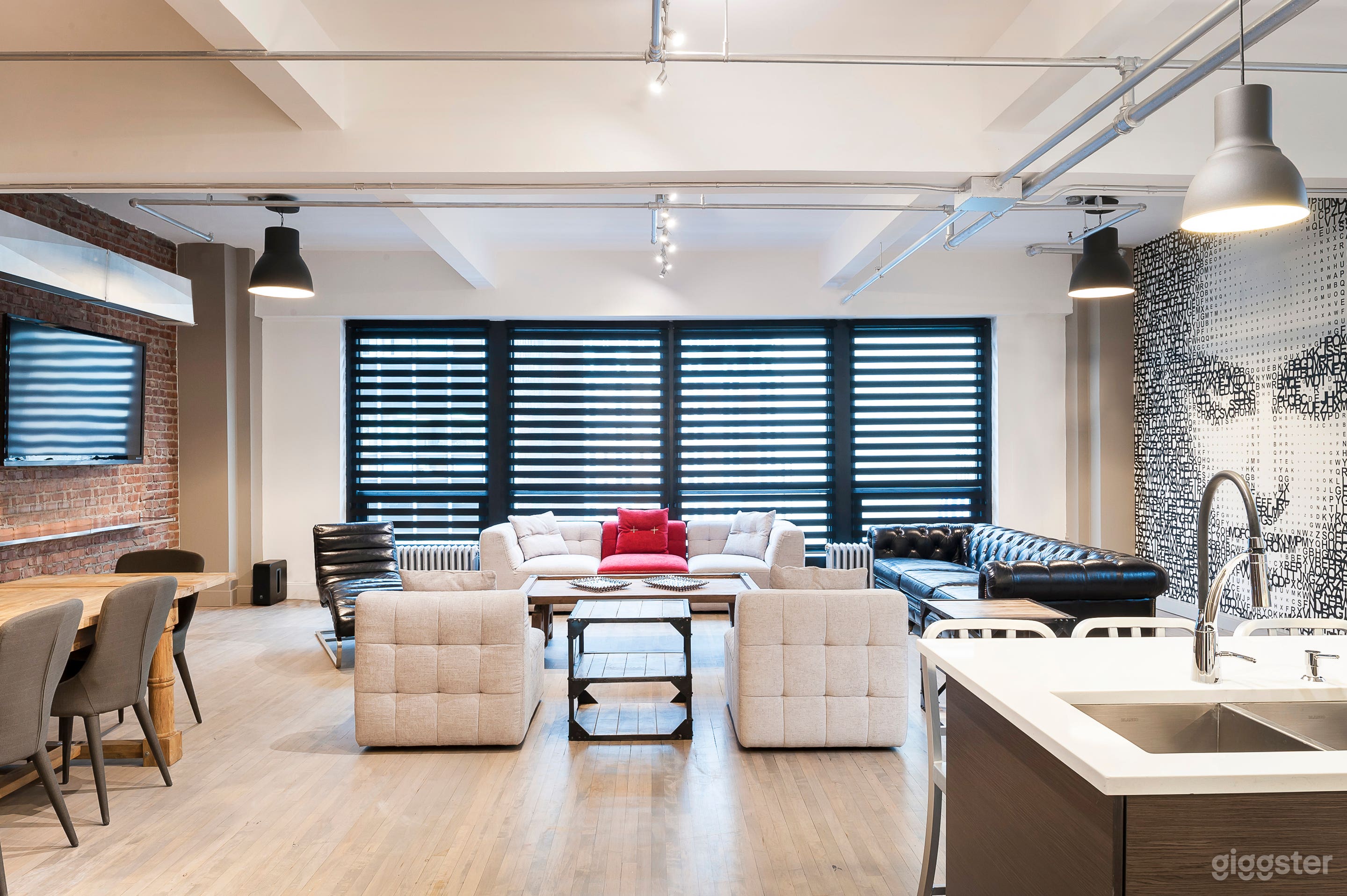 Entrance to common area