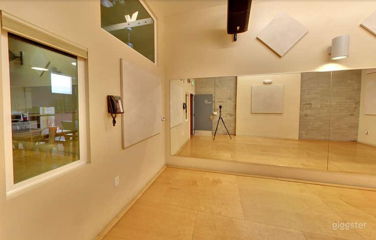  Dance Studio D2 for 5 People (Sprung Maple Floor & Exposed Concrete Wall) 