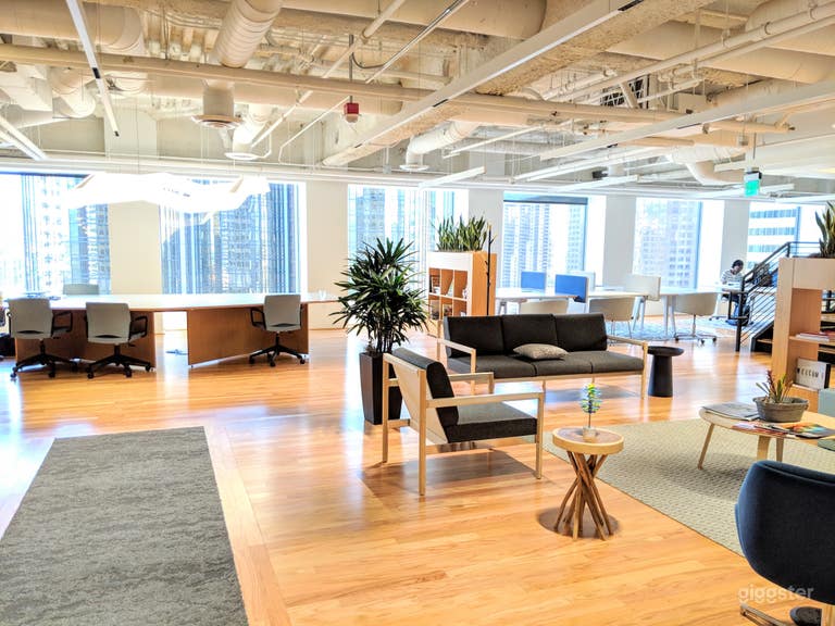  18the Floor: COMMON AREA: view from the reception area upon arrival 