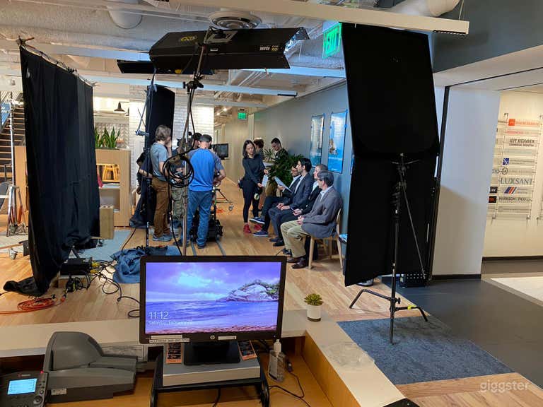  18th Floor: COMMON AREA: Hallway shoot, view from the Reception Area  by front entrance 