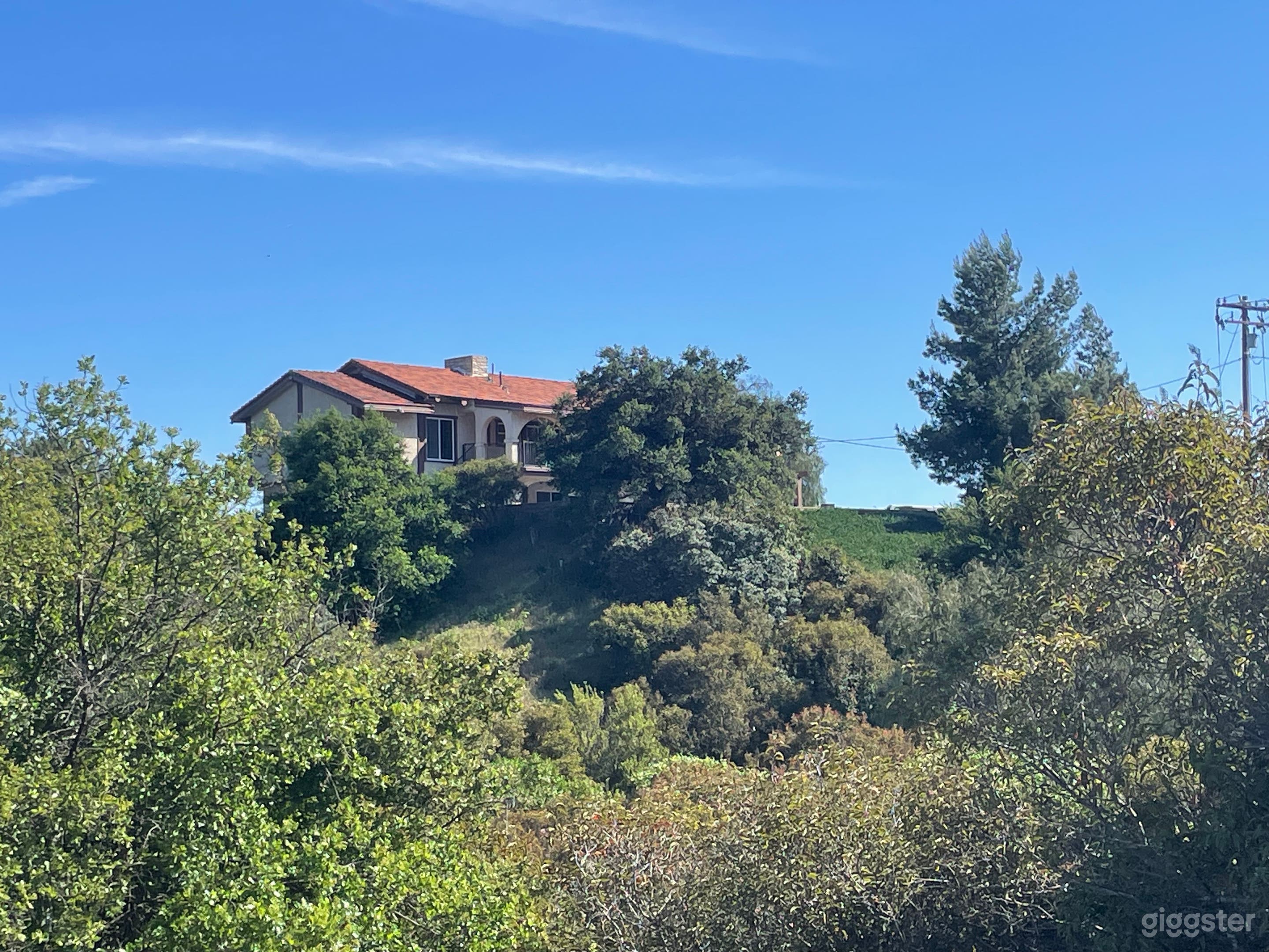 View of house from front gate