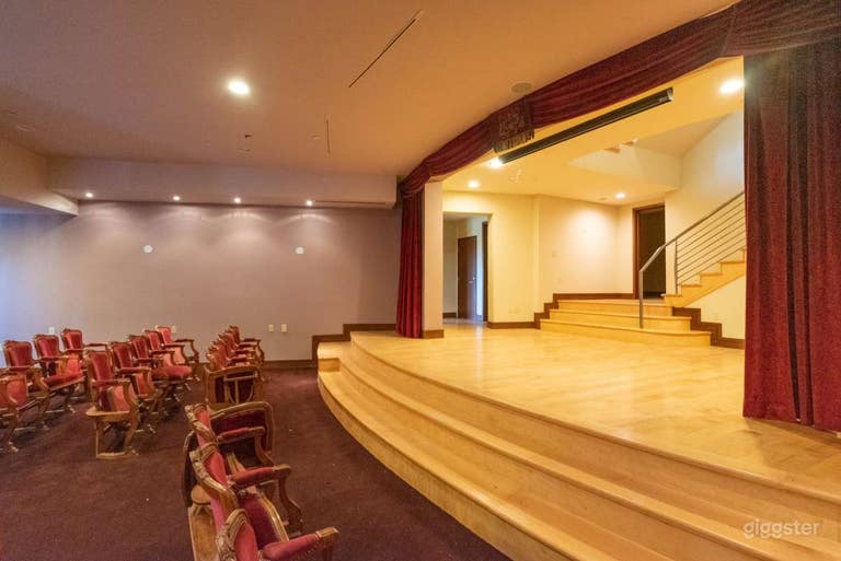  Exclusive 35 Seat Theater with Antique Seating 