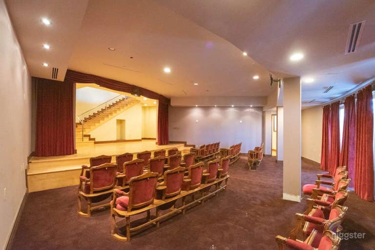  Exclusive 35 Seat Theater with Antique Seating 