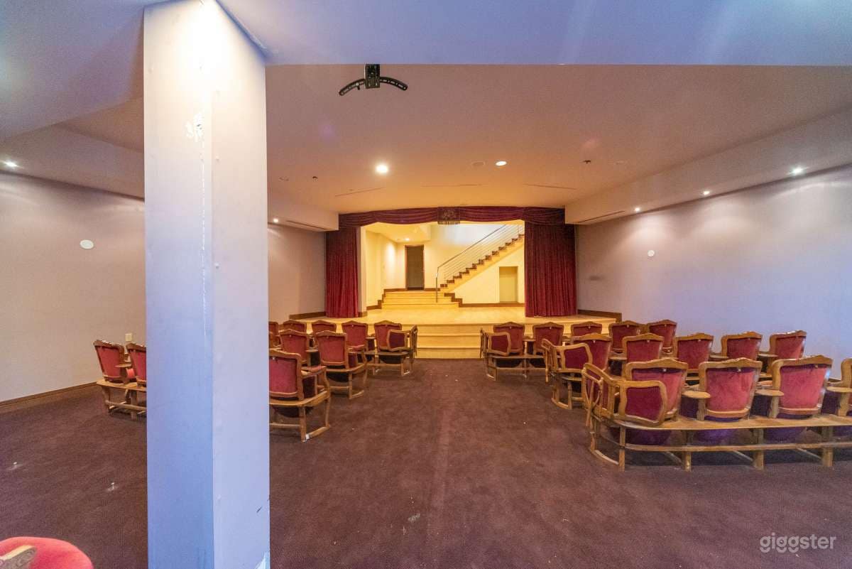 Exclusive 35 Seat Theater with Antique Seating Photo 1