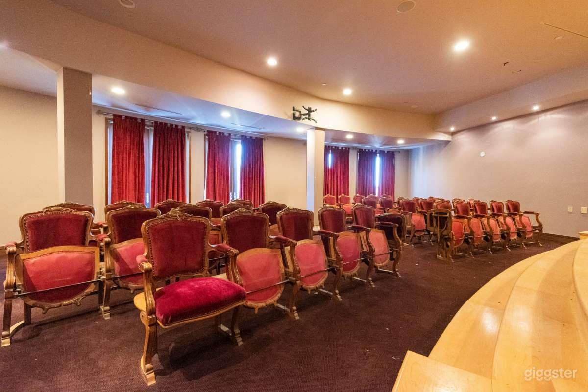 Exclusive 35 Seat Theater with Antique Seating Photo 4