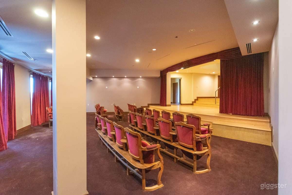 Exclusive 35 Seat Theater with Antique Seating Photo 2