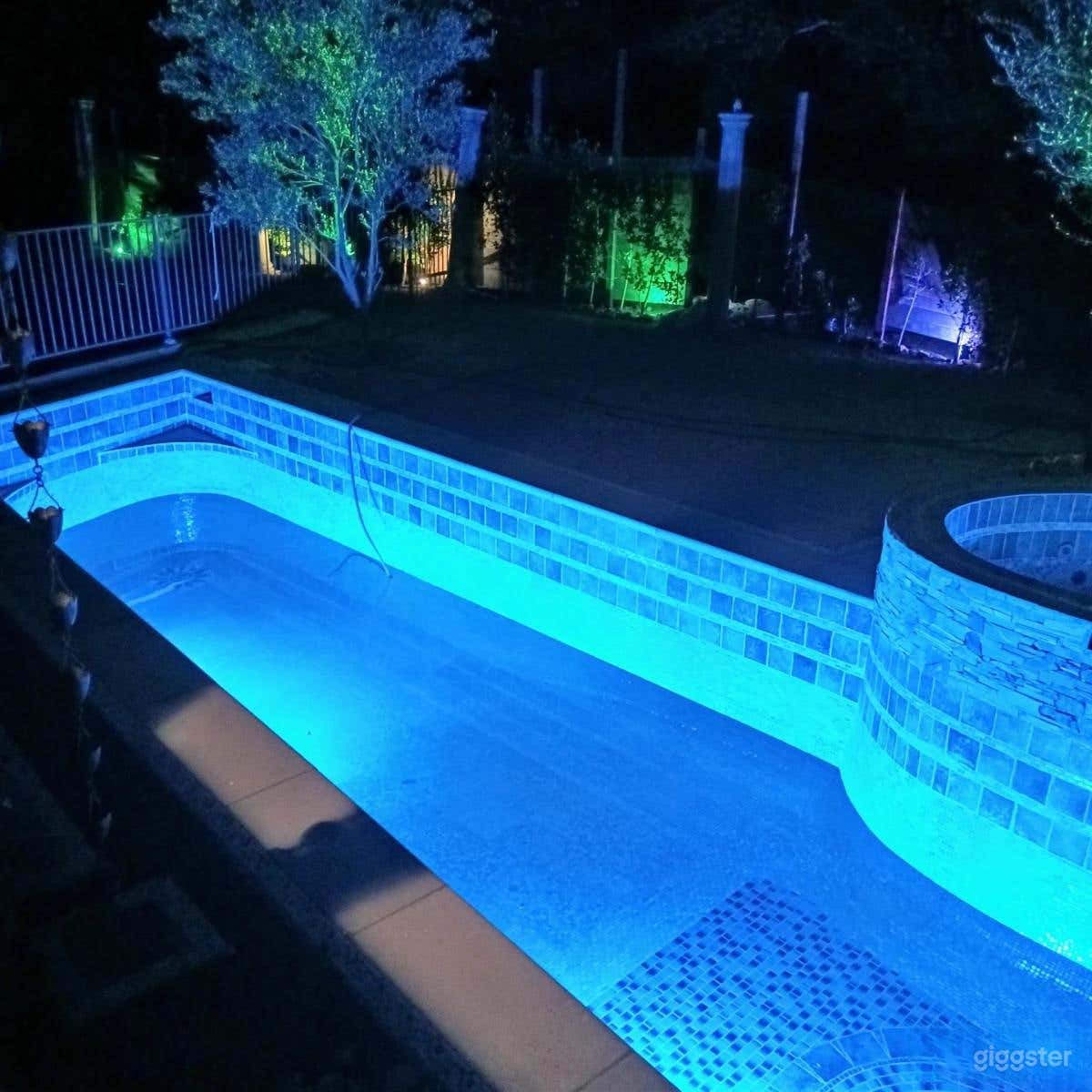 Brand New Fully Tiled Lap Pool with Extra-Large Jacuzzi Photo 1