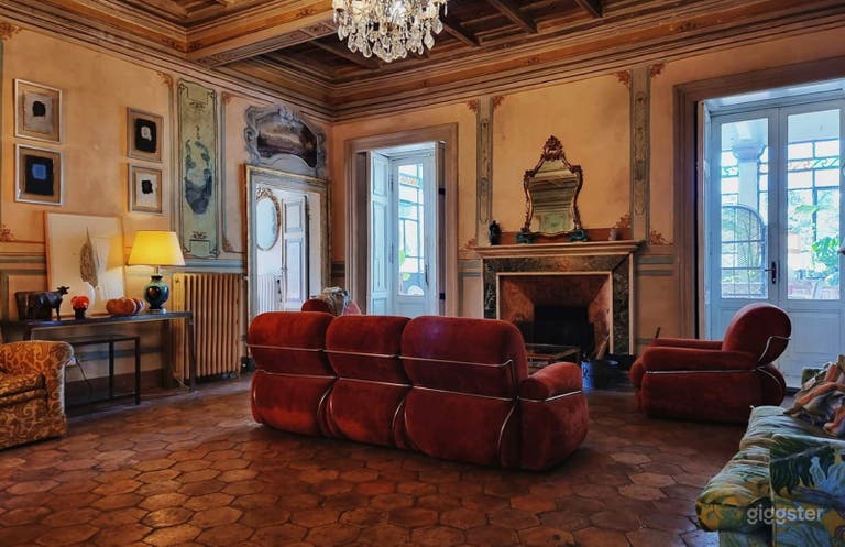  Piano Principale Della Villa D'epoca 