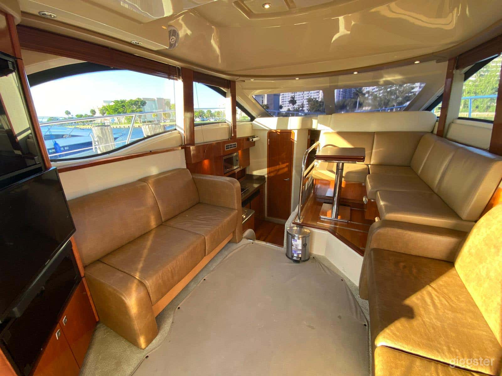 Glamourous 37FT Sea Ray Sedan Bridge Party Boat Space Events Photo 1