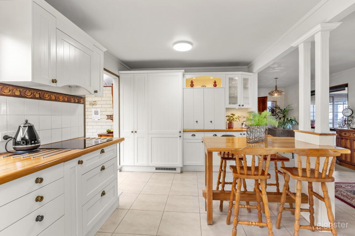 Kitchen area of house