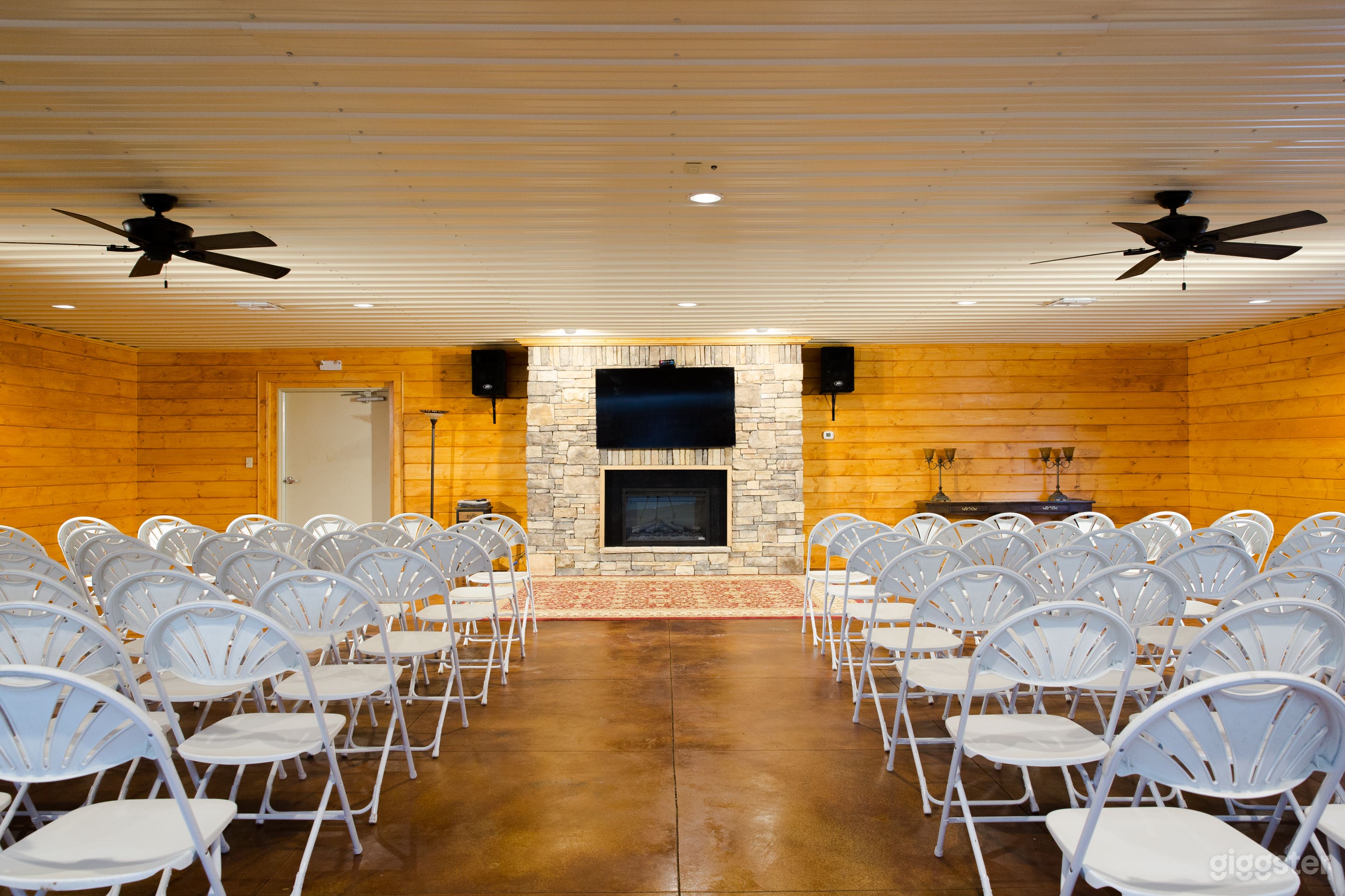 Wedding &amp; Event Center set up for a meeting.