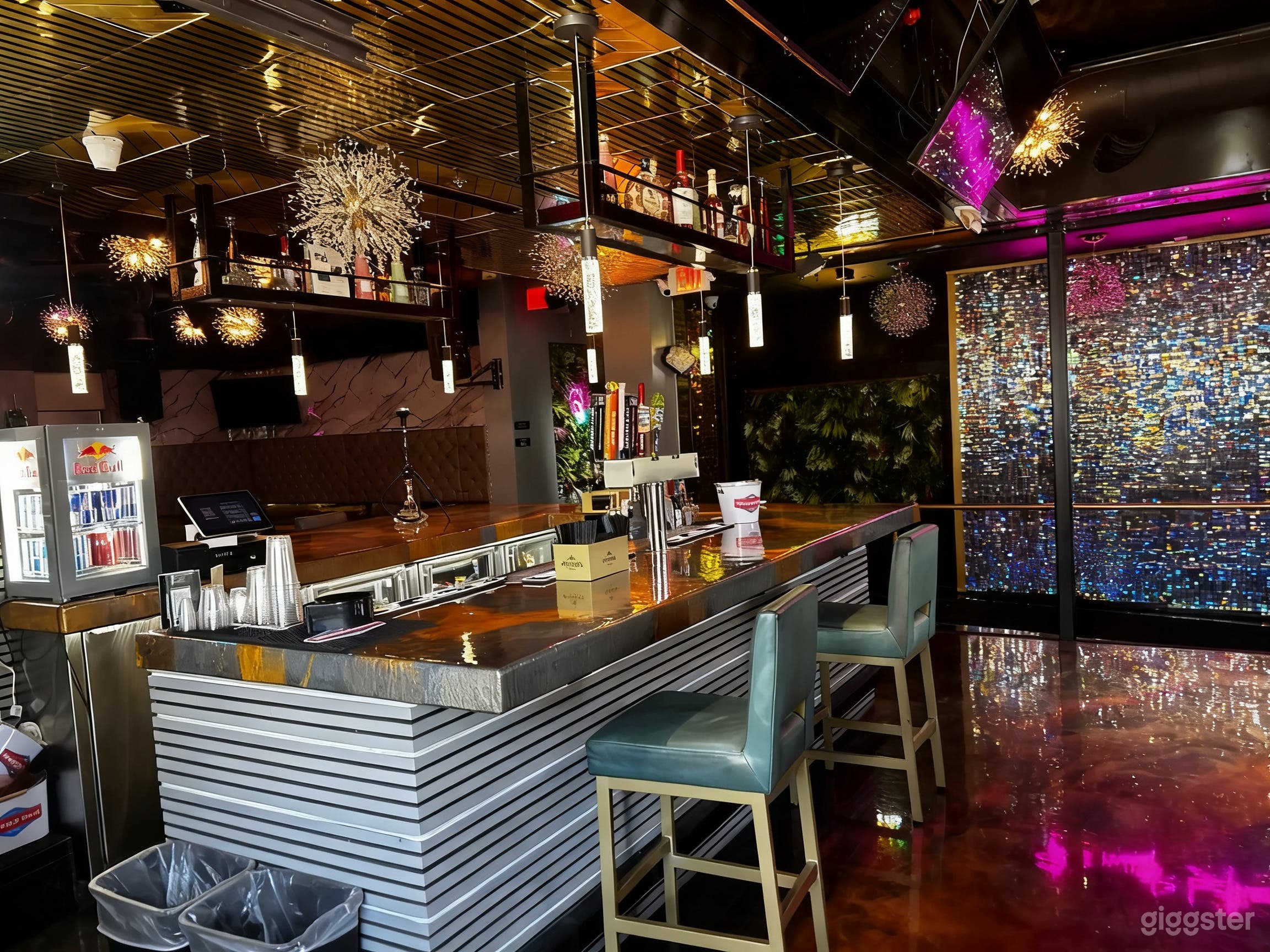 Modern Two-Story Nightclub with Rooftop Bar Photo 2