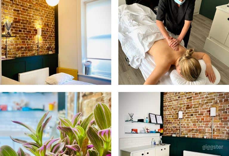 Relaxed Treatment Room for Therapy and Massage Photo 2