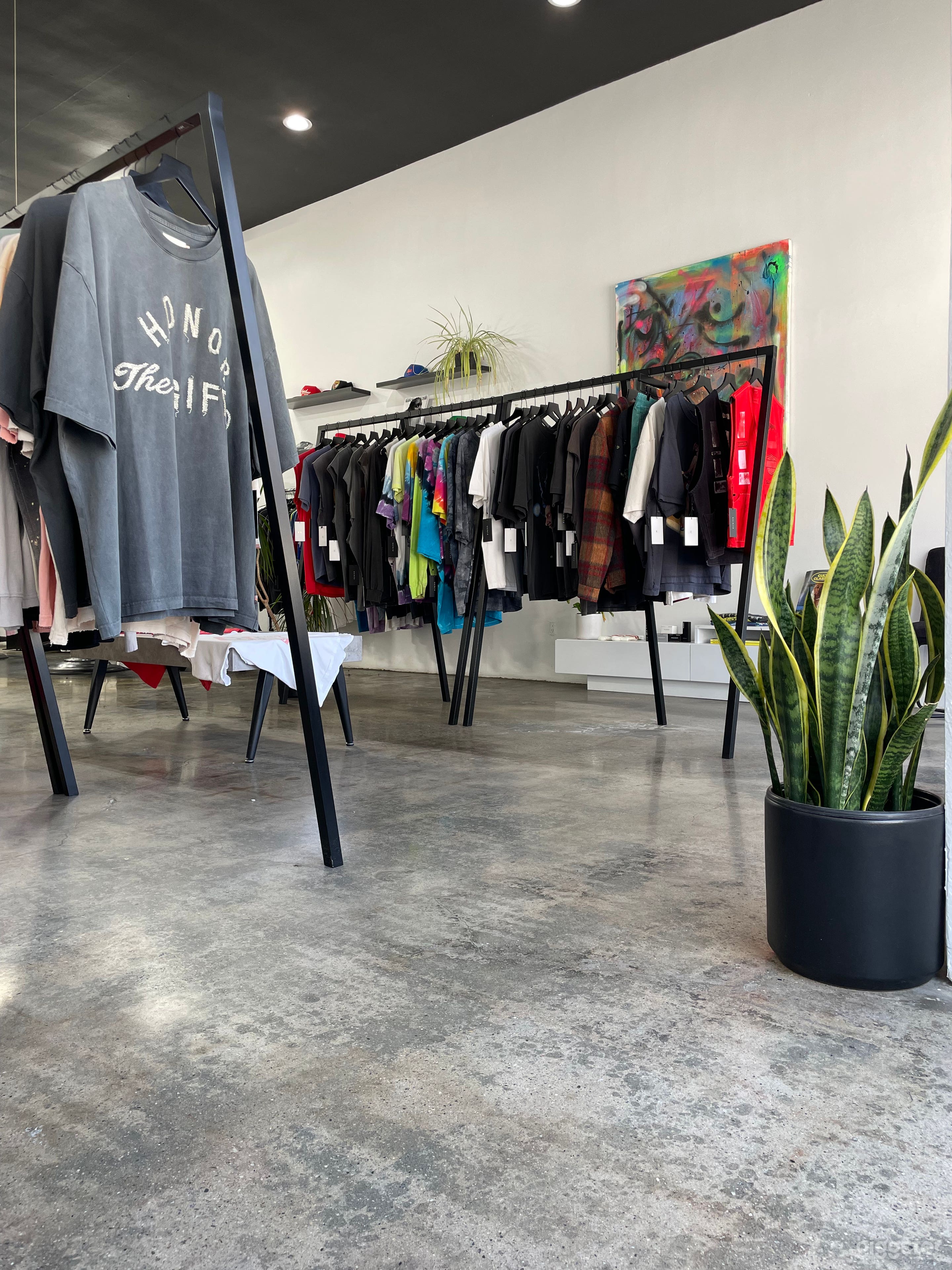 Detailed shot of retail section.