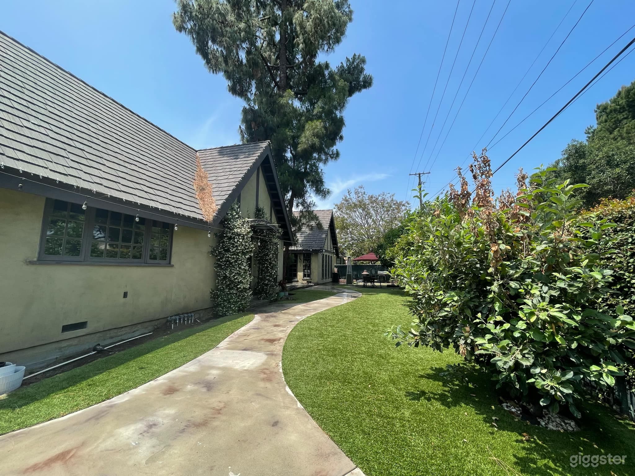 Burbank Tudor Style Garden Patio Space Photo 2