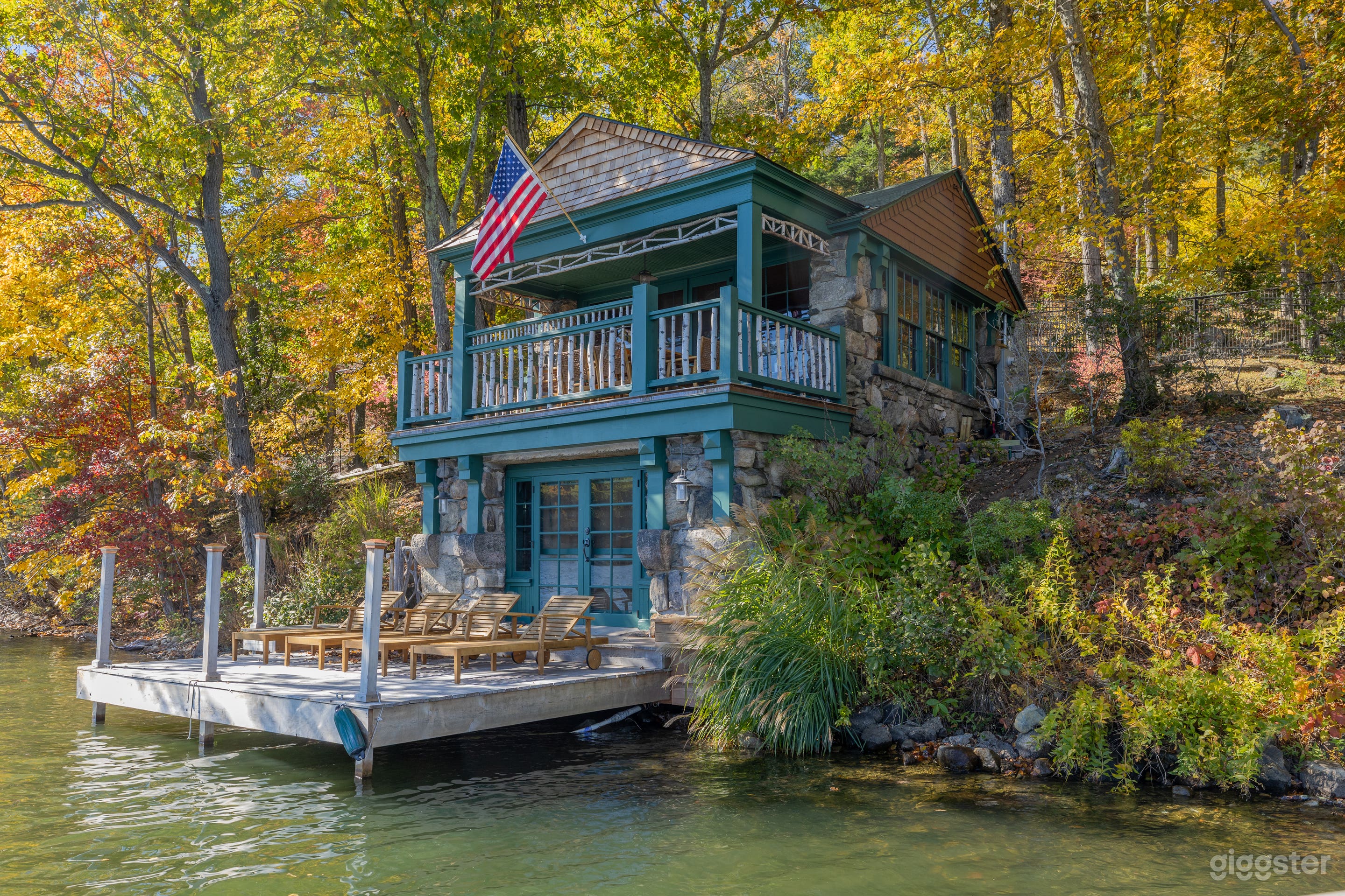 Historic Stone Boathouse on Tuxedo Lake Photo 3