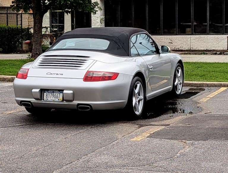  Porsche 911 Convertible Clásico Plateado 2007 (997) 