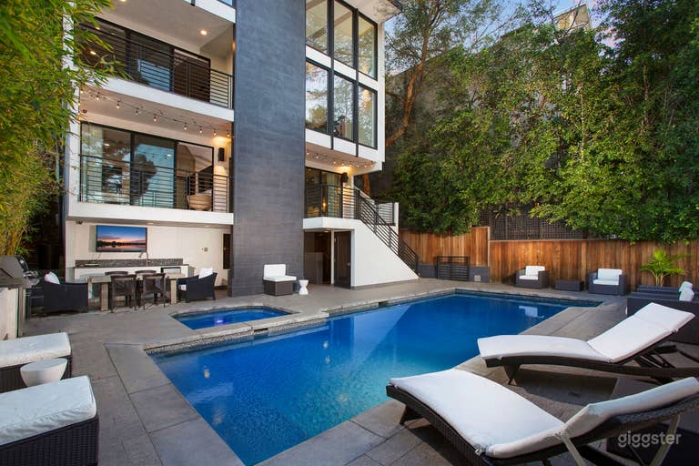  Massive Beverly Glen Mansion w/ Bball Court & Pool 