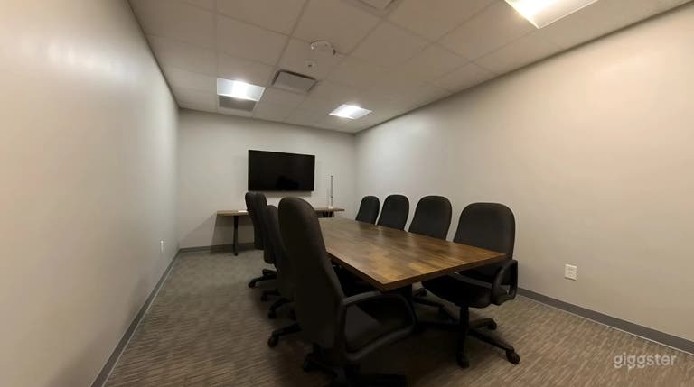  Private Meeting Room with Conference Table for 8 