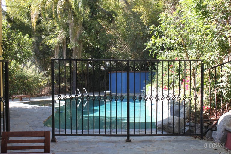  Pool with jacuzzi- stone patio 