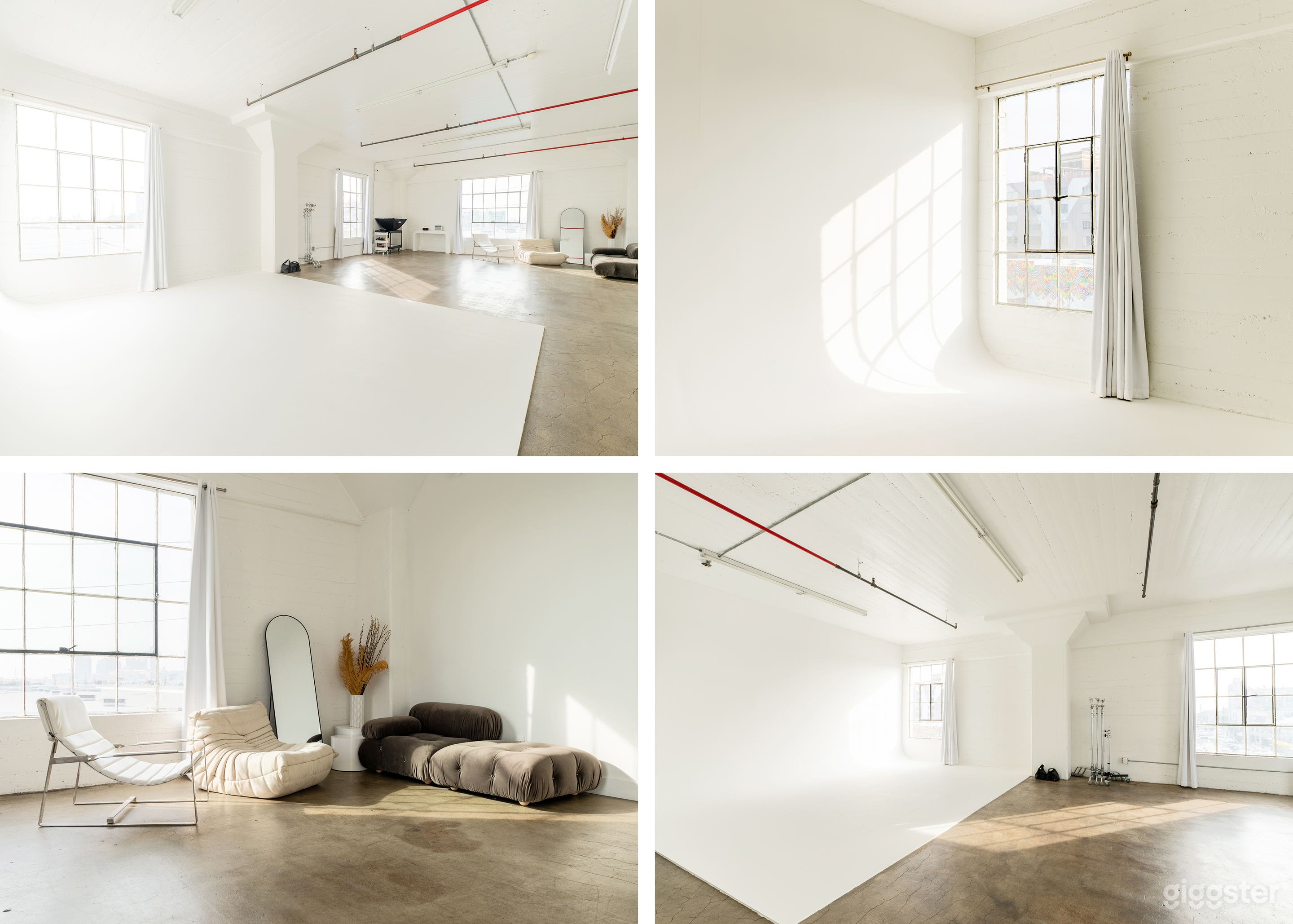 White, Daylight Studio with Cyc Wall, Equipment, and AC Photo 1