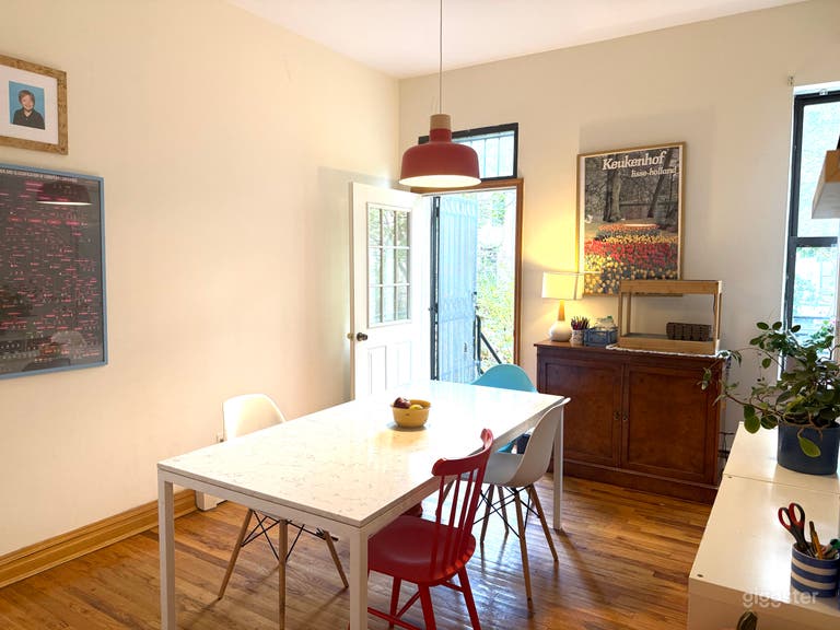  Harlem family row house with garden 