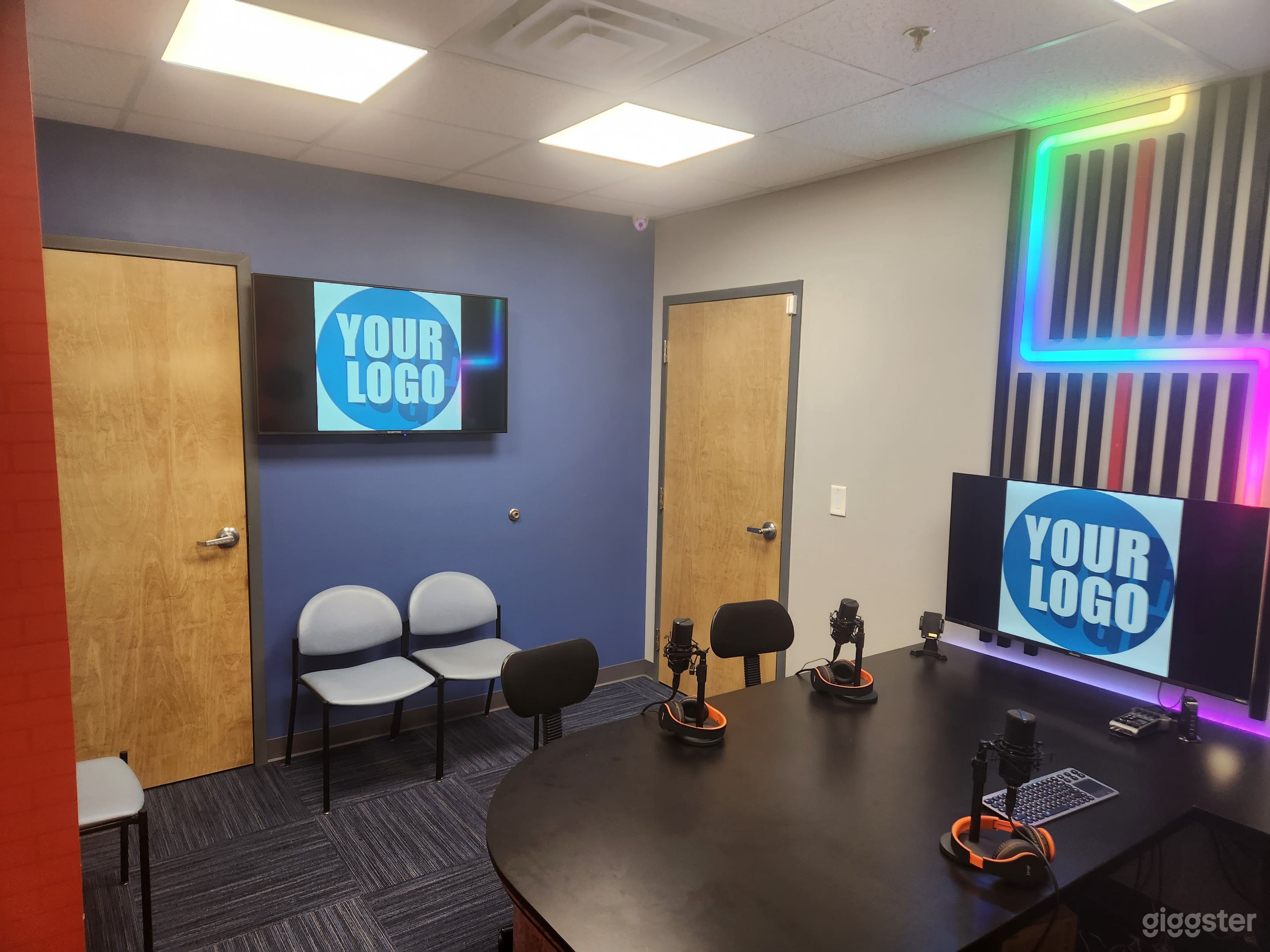 Brand this podcast studio as your own!