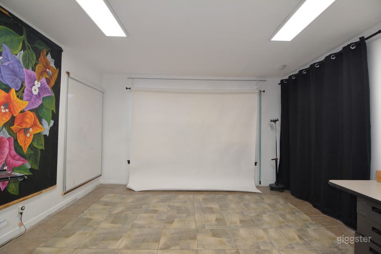  Big window behind background paper 