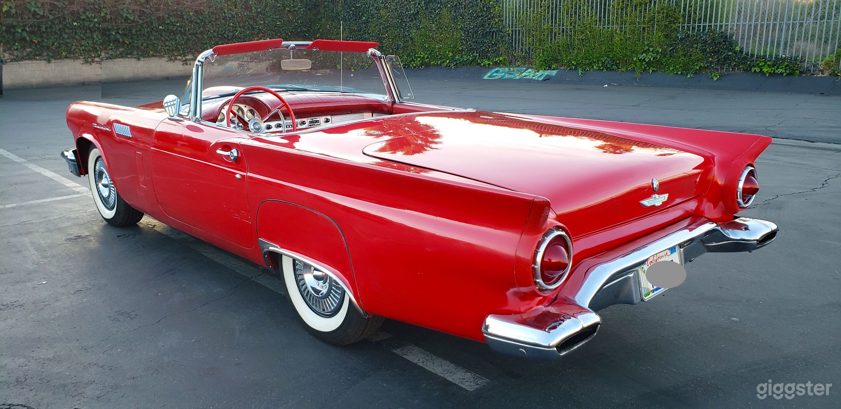 #76,100 Classic 1957 Thunderbird Convertible Photo 2