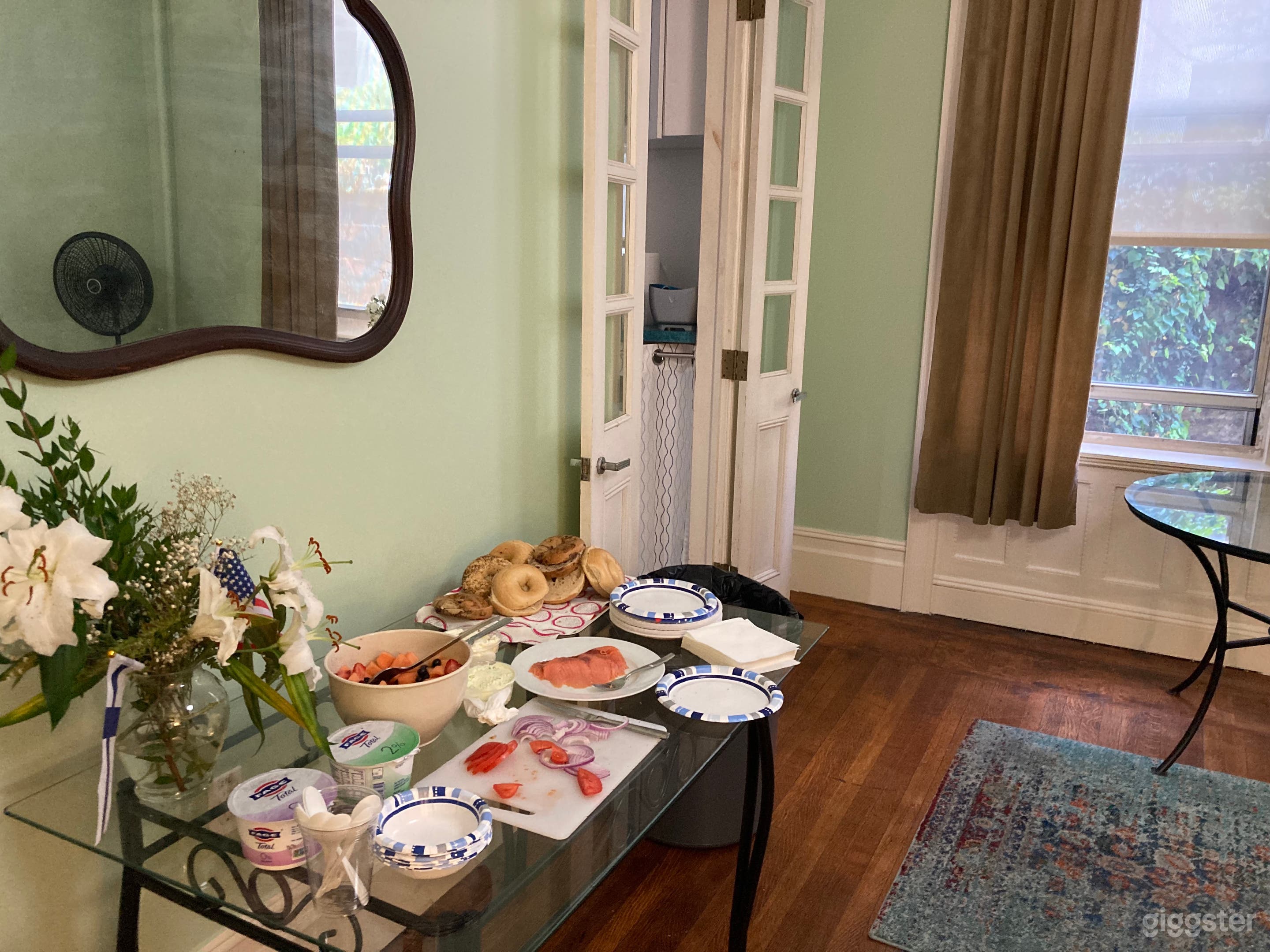 Brunch in the dining room