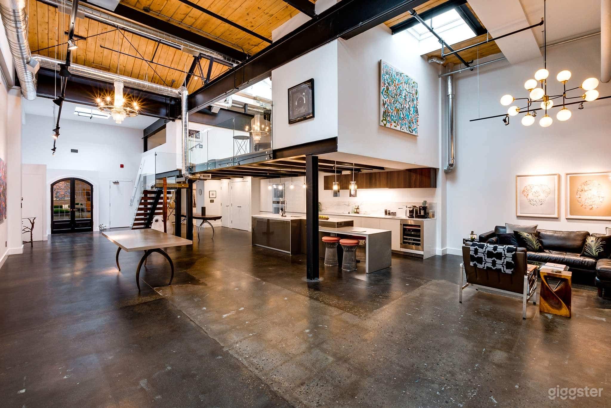 Multi-Level Contemporary Loft Photo 1
