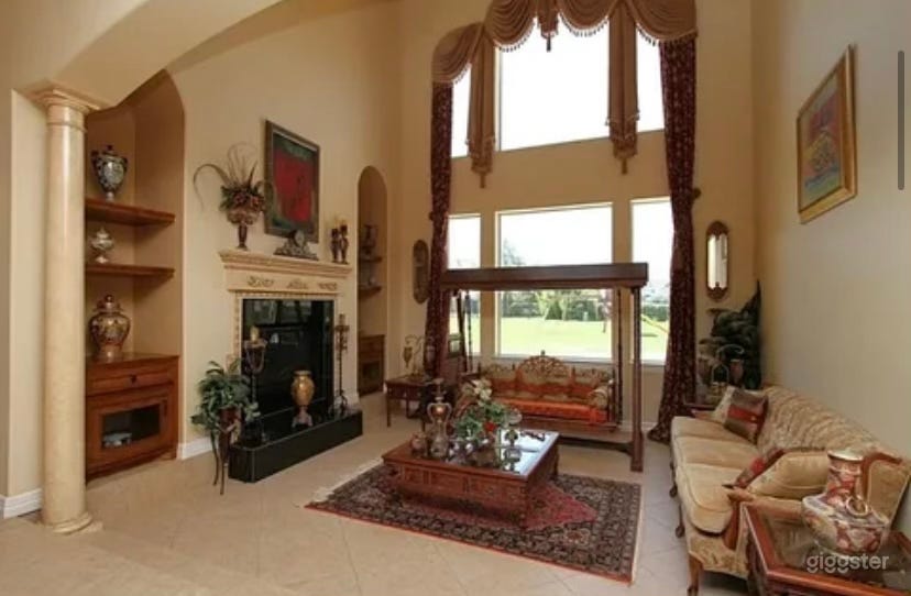 Mediterranean style villa with south asian influenced decor perfect for productions/ events/ weddings.